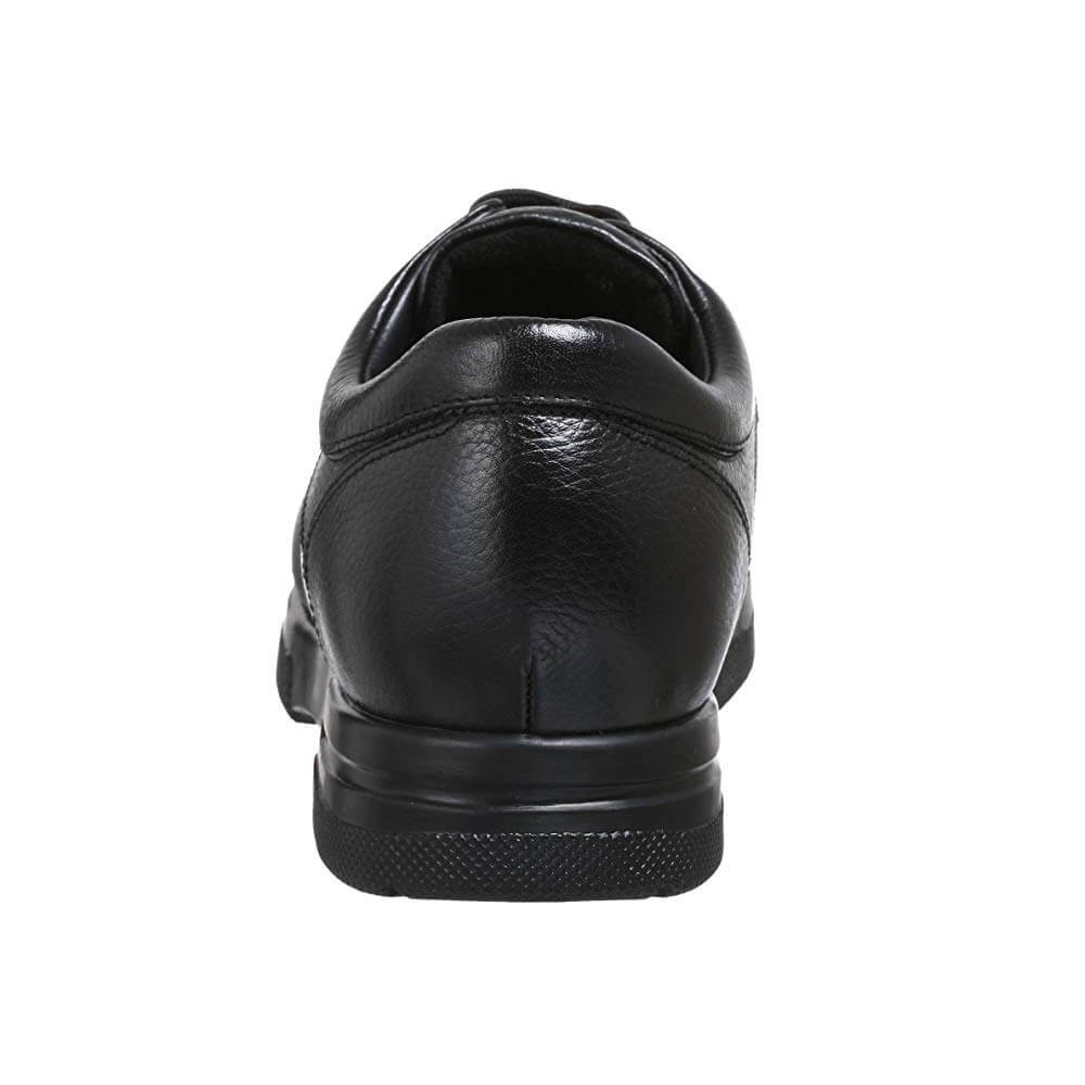 Drew Walker II Men Solid Black Leather Lace Up Oxford Comfort Walking Shoes 9W Drew Walker II - Men main image 3