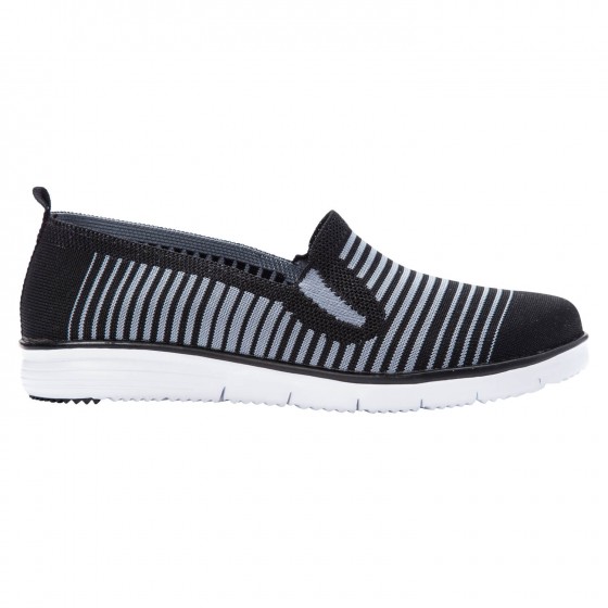 Propet TravelFit Slip On - Women's Flexible Slip-On Shoes Black/Grey - photo 4