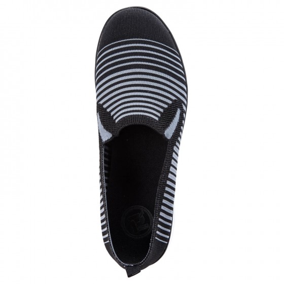 Propet TravelFit Slip On - Women's Flexible Slip-On Shoes Black/Grey - photo 6
