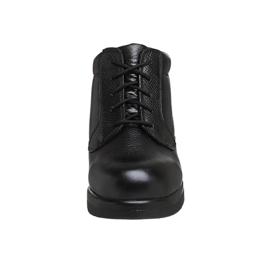 Orthopedic Black Leather Men\'s Cushioned Ankle Boots  11.5 4W SAS big Drew Drew Tucson- Men main image 3
