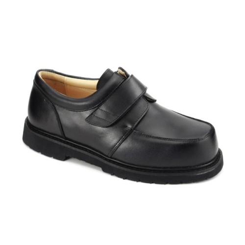 Black - Apis Men's Boxer Dogs Casual Dress Shoes - 9921