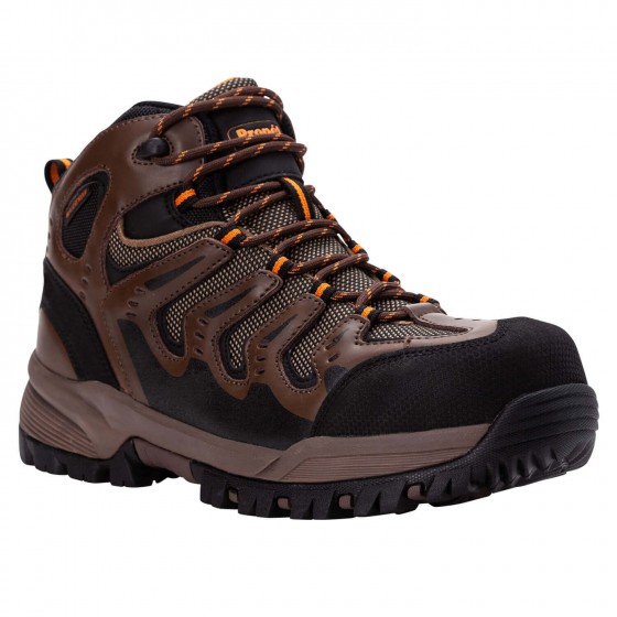 Propét Sentry - Men's Waterproof Safety Toe Work Boot Brown - photo 2