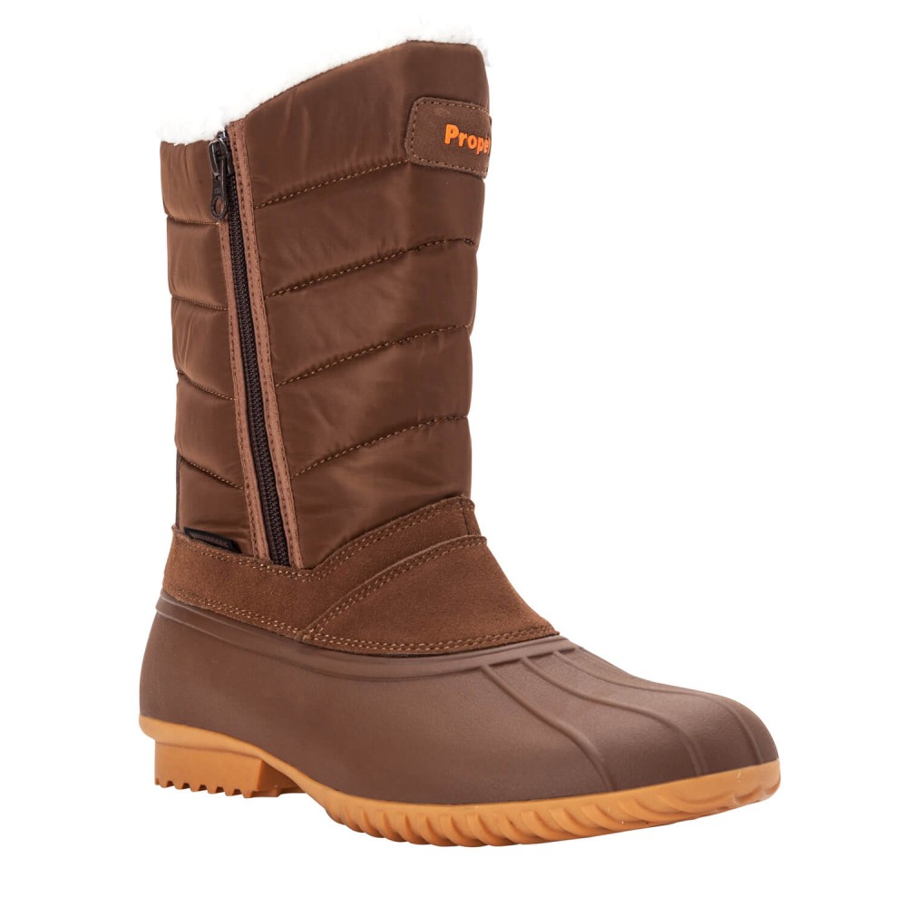 Propét Women’s Illia Snow Boot — Waterproof Winter Boot With Faux Fur Lining & Traction Outsole