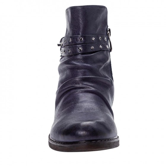 Propet Roxie - Women's Comfort Block Heel Slouched Ankle Boots