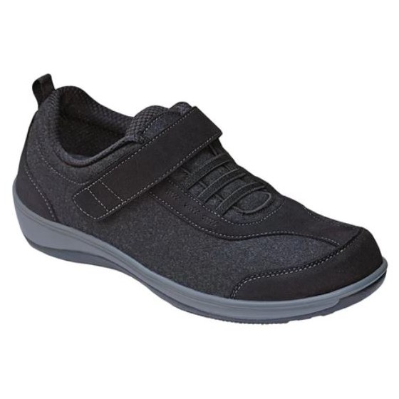 Orthofeet Volcano Black - Women's Comfort Shoes
