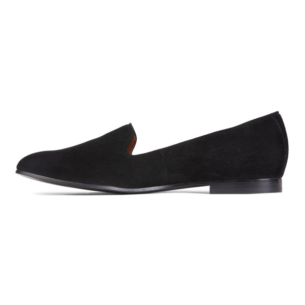 chinese dress ladies Amazon.com | Vionic Willa Wedge Loafer/Moc Shoes Black Suede 5 W main image 0
