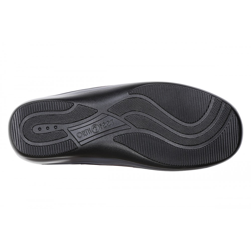 Orthofeet Louise Women’s Black Grey Clog Slip On Comfort Slipper Size 8 Amazon.com | Orthofeet Women main image 3