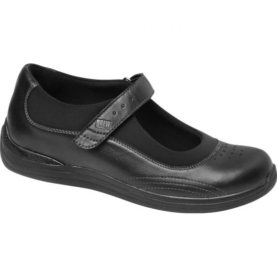 Drew Rose - Women's Comfort Mary Janes Black Stretch - photo 1
