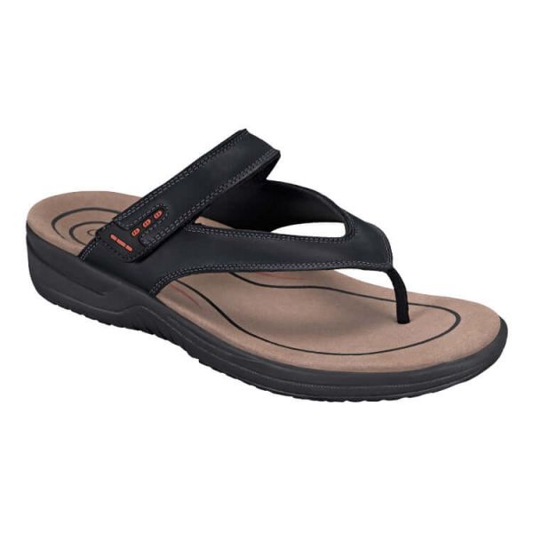 Orthofeet Eldorado - Men's Adjustable Strap Flip-Flop Sandals | Flow Feet