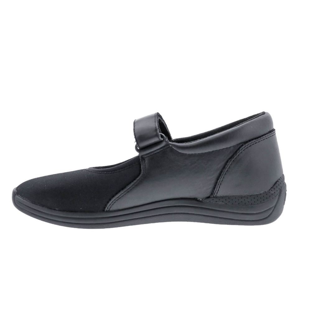 Women's Mary Jane Shoes Black Synthetic Orthopaedic Comfort