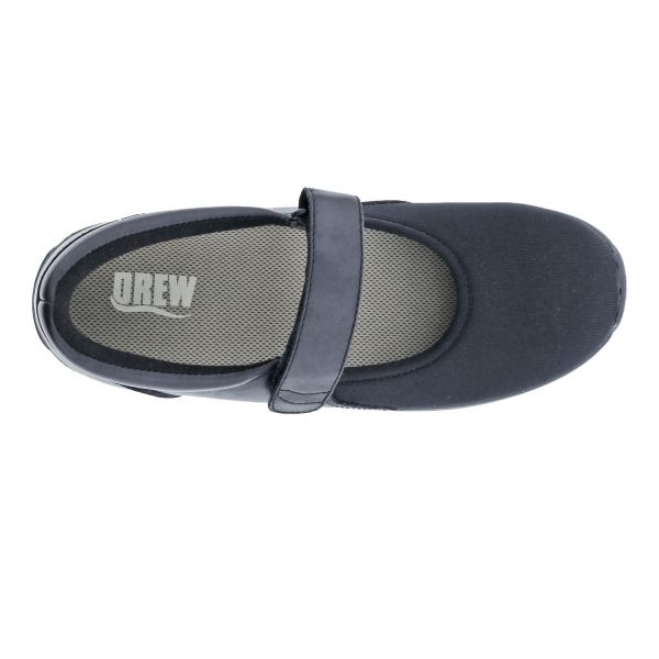 Drew Shoes Women's Magnolia Mary Jane - Therapeutic Comfort, Black, Wide Width (5.5 WW), Velcro Closure - View #9