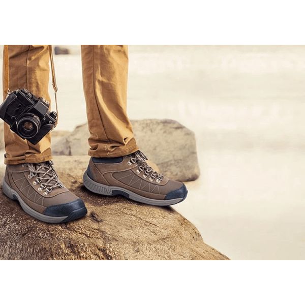 Orthofeet Hunter Men's Comfort Hiking Boots Flow Feet