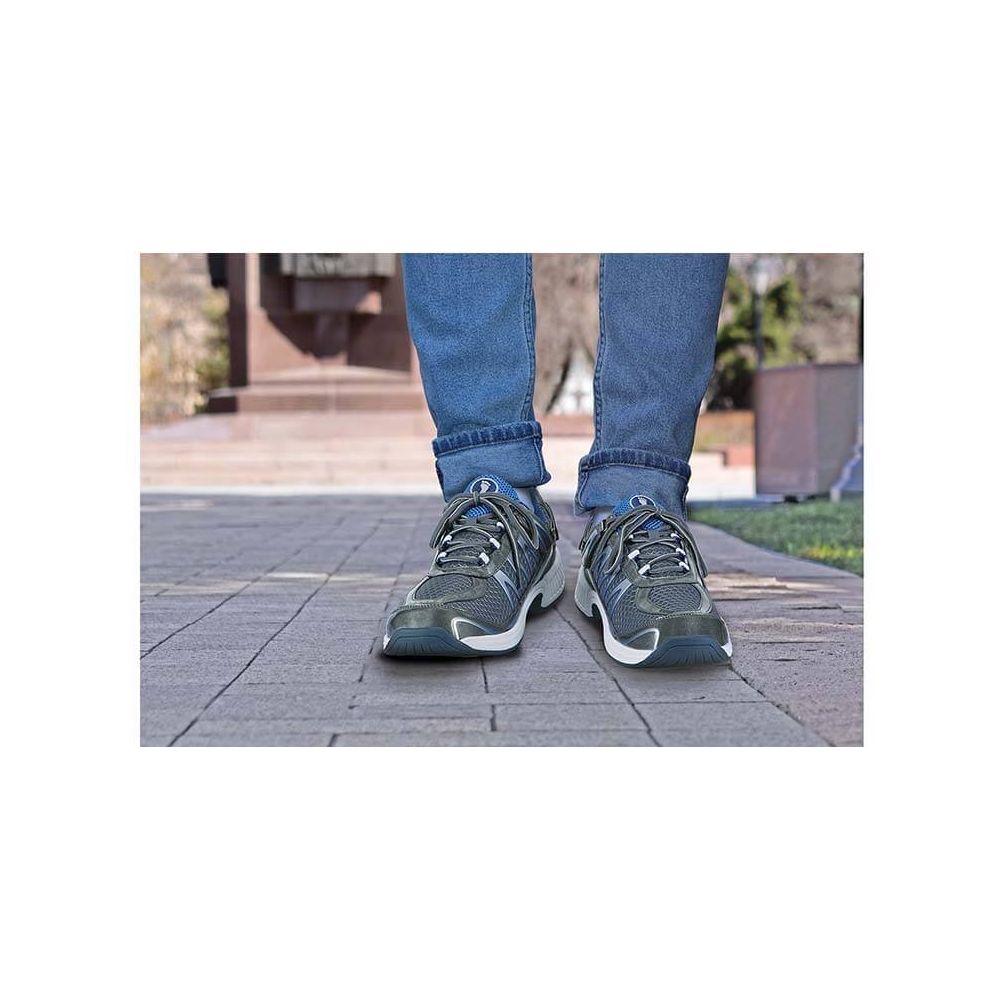 orthofeet lava comfort orthopedic men's sneakers