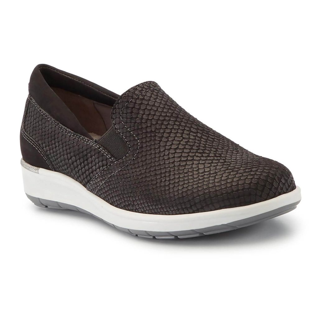 Ros Hommerson Shoenanigan Women's Casual Mule - Leather Slip-On Shoe With Stretch Gore & Removable Footbed