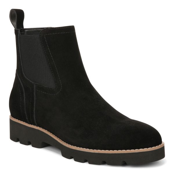 Vionic water resistant suede ankle boots sale