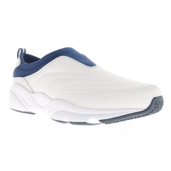 Propét Stability Slip-On - Women's Slip-Resistant Slip-On Sneakers White/Navy - photo 13