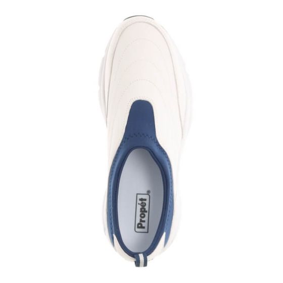 Propét Stability Slip-On - Women's Slip-Resistant Slip-On Sneakers White/Navy - photo 17