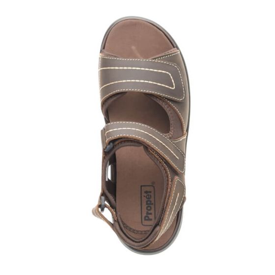 Propét Hudson - Men's Adjustable Strap Sandals Brown - photo 12