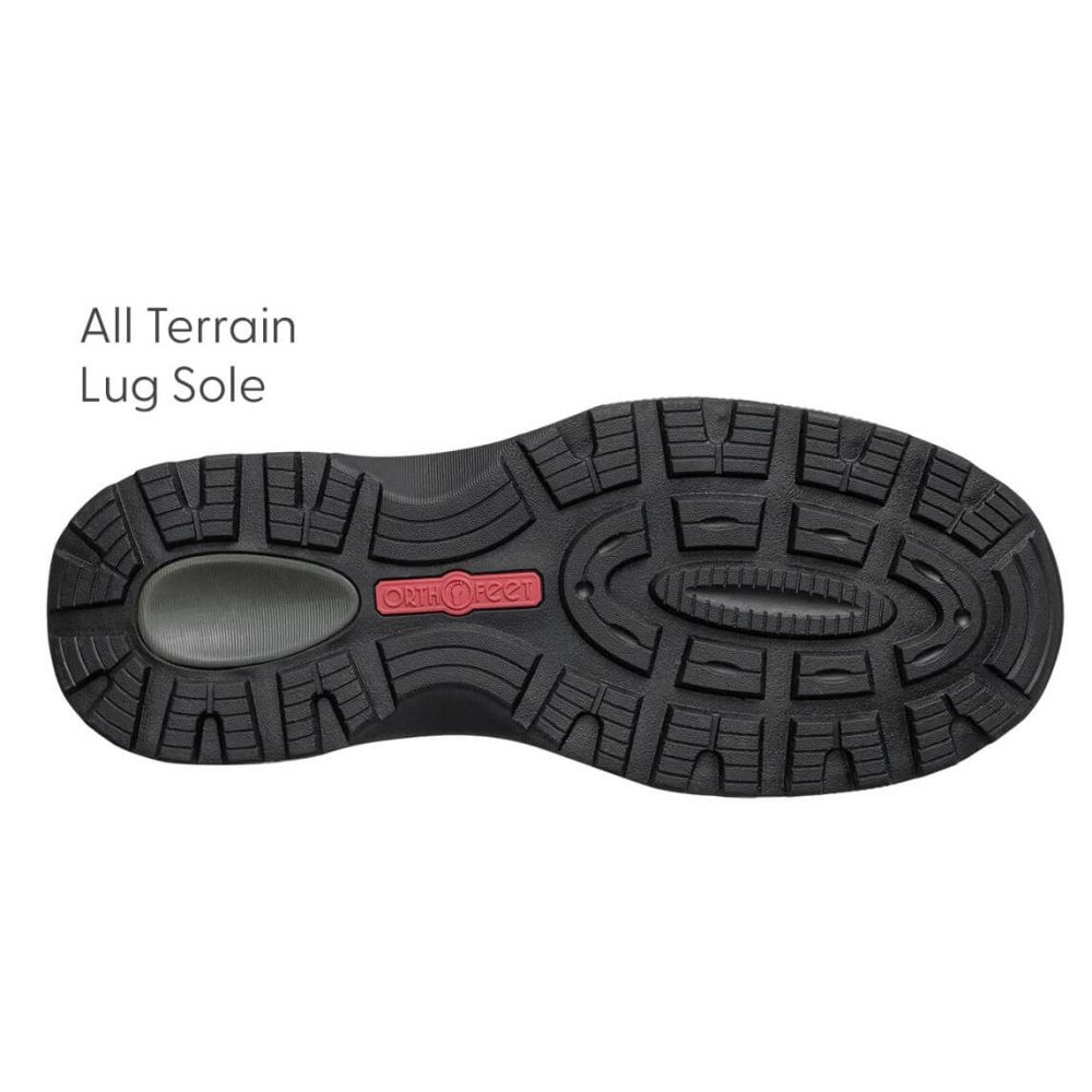 Orthofeet Avalon Men's Waterproof Hiking Sneakers Flow Feet