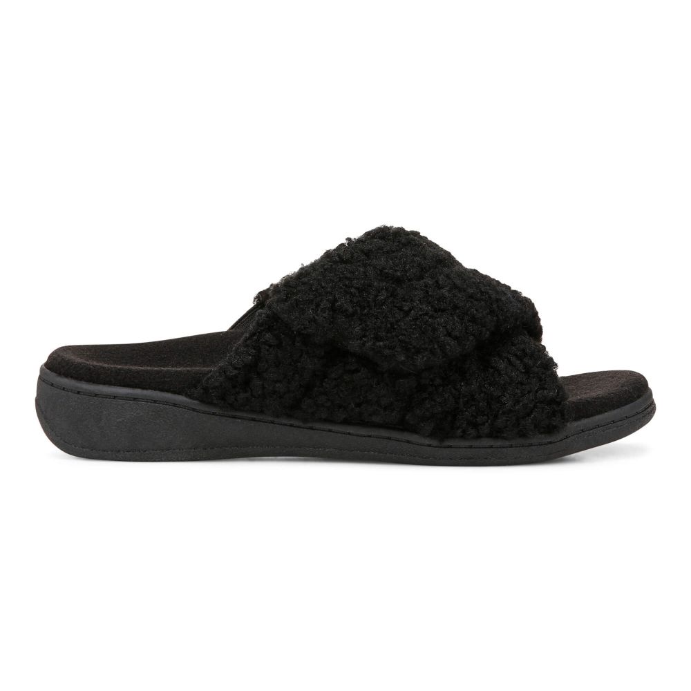 Vionic Relax II - Women's Open Toe Slippers | Flow Feet