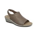 Orthofeet Hazel - Women's Wedge Sandals Taupe - photo 2