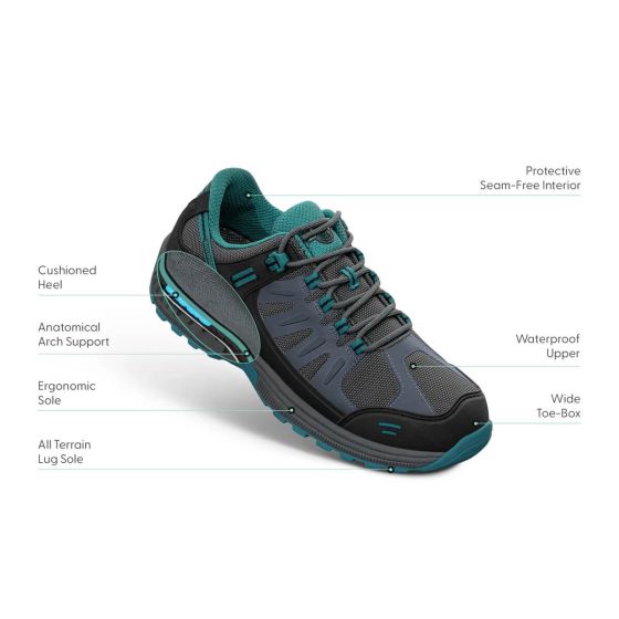 Orthofeet Alma - Women's Waterproof Hiking Sneakers