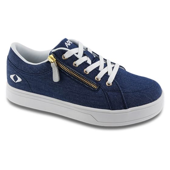 Apex Blutcher - Women's Casual Canvas Zip Shoe