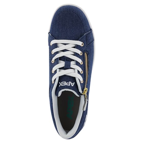 Apex Blutcher - Women's Casual Canvas Zip Shoe