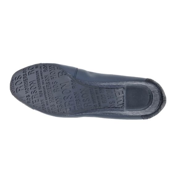 Ros Hommerson Tasha - Women's Flat Leather Dress Shoes Navy Sheep/Iguana - photo 13