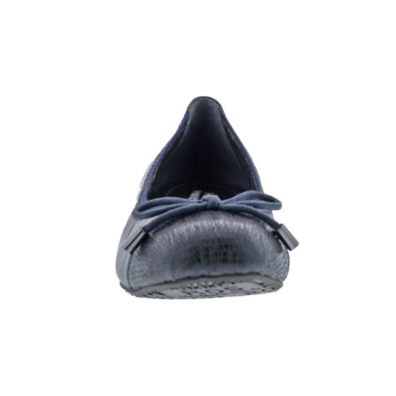 Ros Hommerson Tasha - Women's Flat Leather Dress Shoes Navy Sheep/Iguana - photo 10