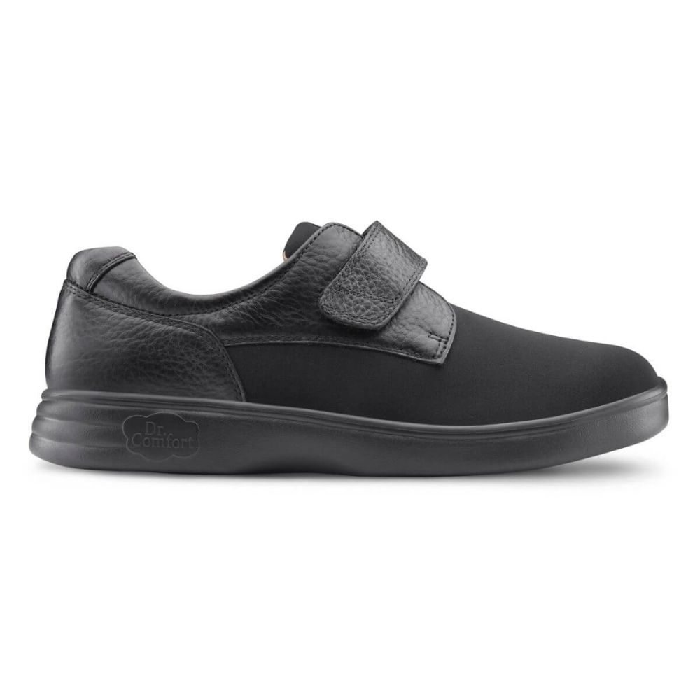 Dr Comfort Annie Stk 4510 Black Leather Suede Hook Loop Shoes Size 8M Dr Comfort | Shoes | Dr Comfort Annie Stk 45 Black Leather  main image 4