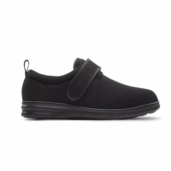 Dr Comfort Brian 6410 Diabetic Shoes Mens 13W Black Hook Loop Leather Lycra Dr. Comfort Men main image 4