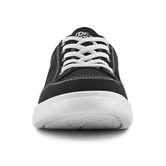 Dr. Comfort Riley - Women's Casual Canvas Shoes Black/White - photo 9