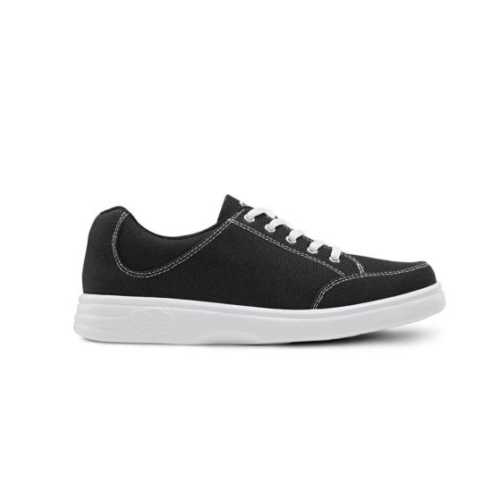 Dr. Comfort Riley - Women's Casual Canvas Shoes Black/White - photo 11