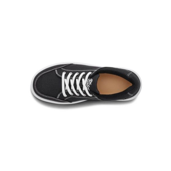 Dr. Comfort Riley - Women's Casual Canvas Shoes Black/White - photo 12