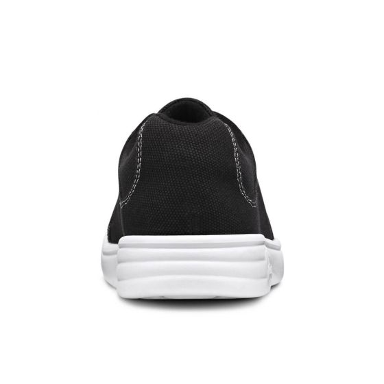 Dr. Comfort Riley - Women's Casual Canvas Shoes Black/White - photo 13