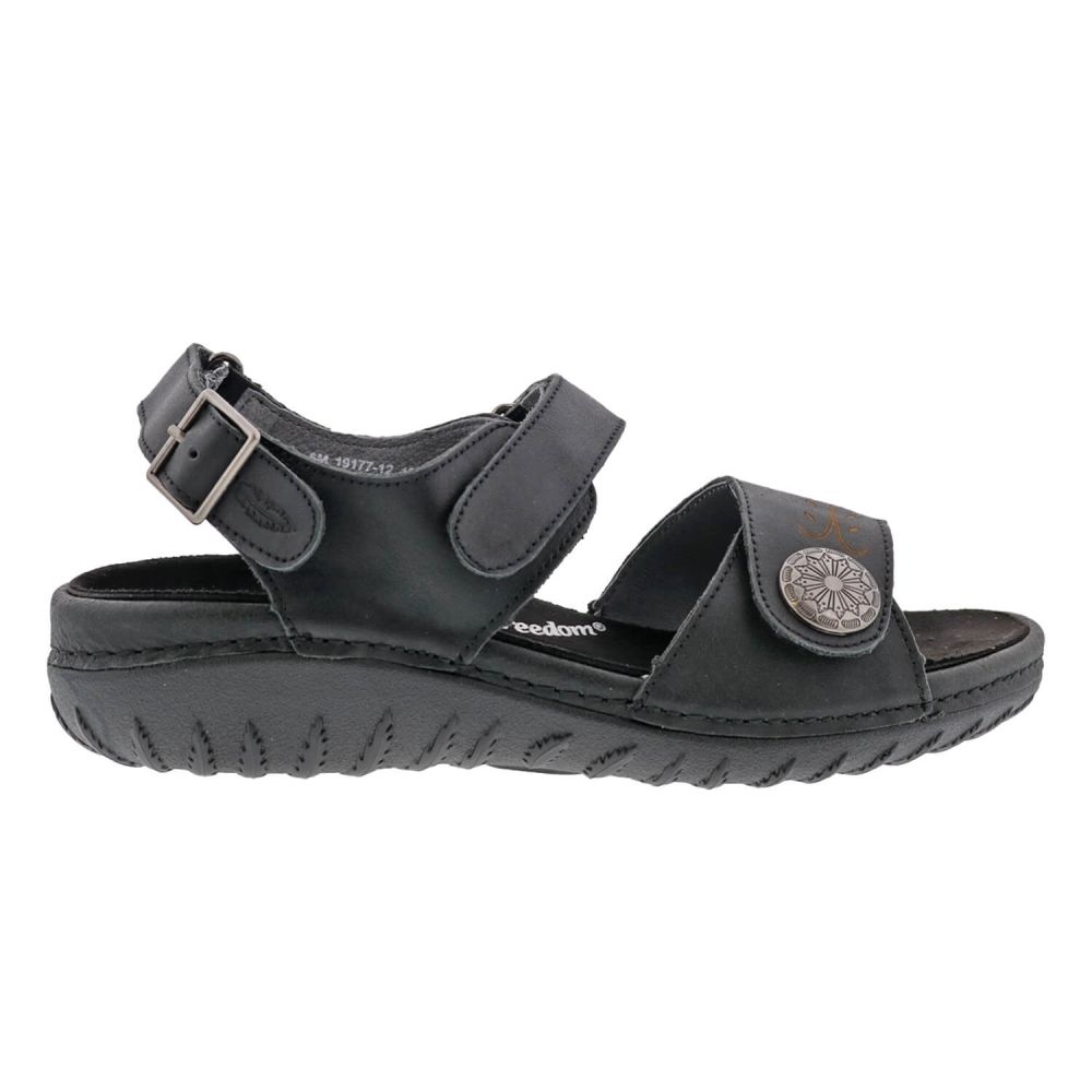 Drew Element Women's Sandal - Fisherman Style, Premium Leather, Bungee Lacing, Removable Cushioned Footbed - View #7