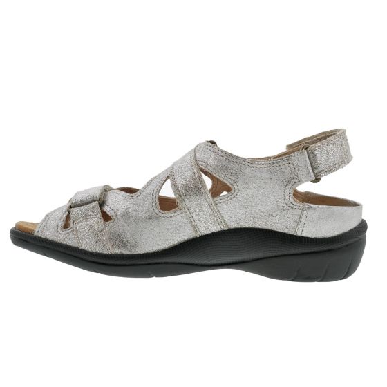 Drew Lagoon - Women's Leather Sandals