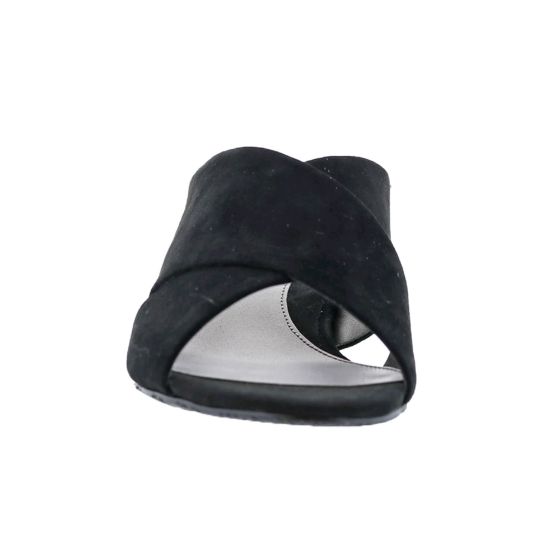 Ros Hommerson Va Va Voom - Women's Slide Dress Sandal Black Suede - photo 7