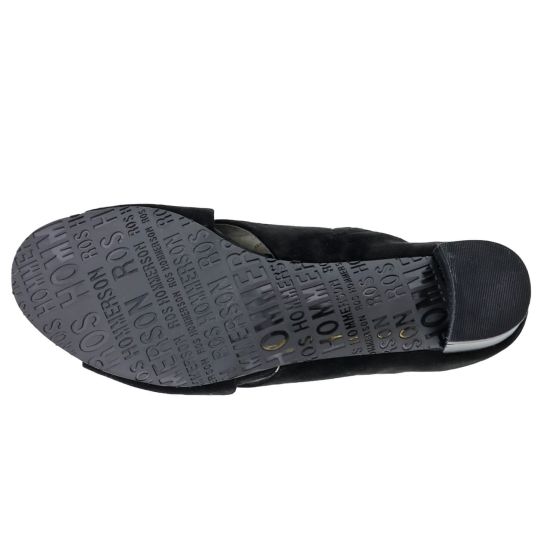Ros Hommerson Va Va Voom - Women's Slide Dress Sandal Black Suede - photo 9