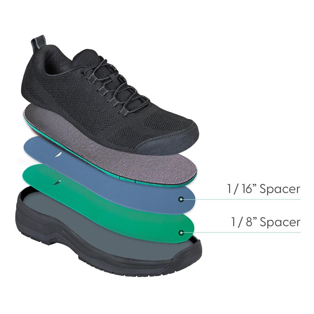 Orthofeet Cobalt Men's Low-Top Composite Toe Shoes Flow Feet