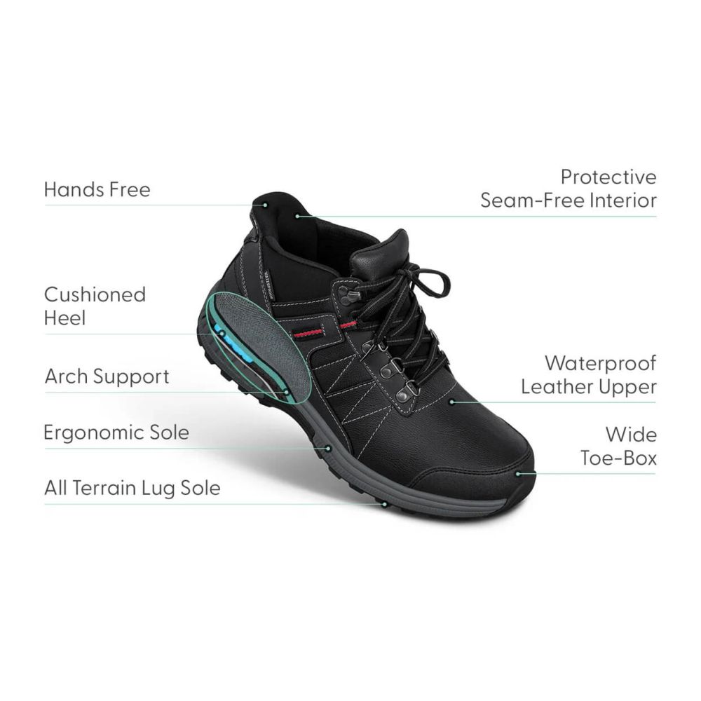 Orthofeet Dalton - Men's Hands-Free Waterproof Boots | Flow Feet