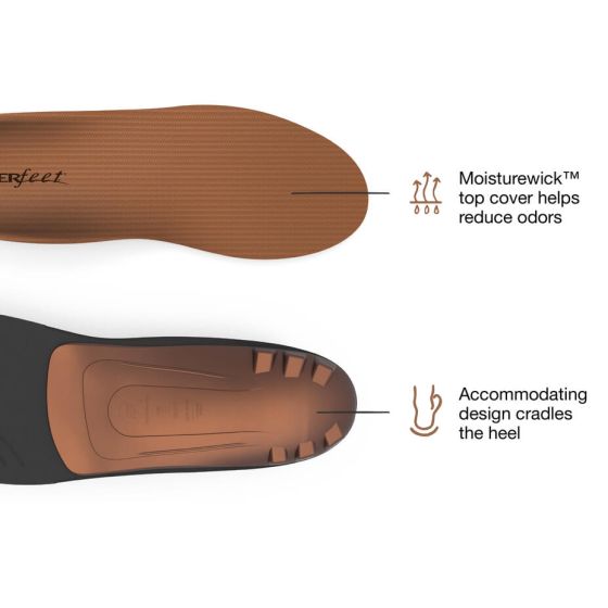 Superfeet Copper Insoles - MemoryCloud™ Foam Insoles