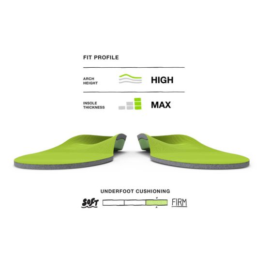 Superfeet GREEN - High Arch Support Insoles