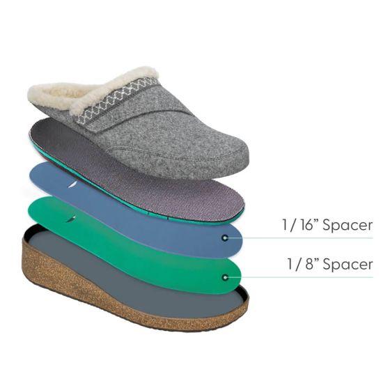 Orthofeet Clara - Women's Mule Slippers Grey - photo 5