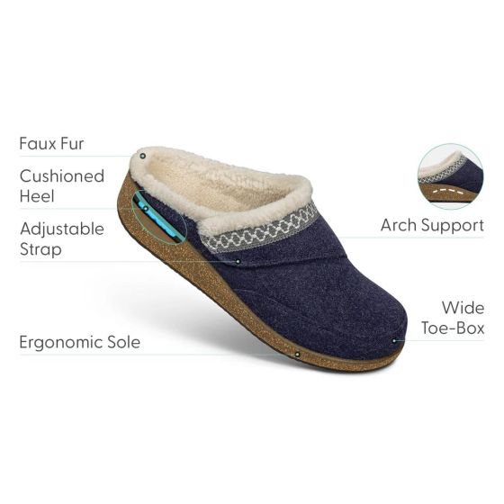 Orthofeet Clara - Women's Mule Slippers