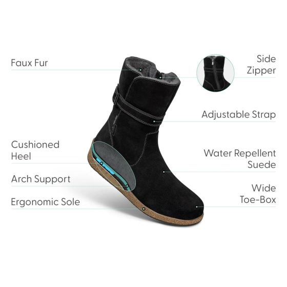 Orthofeet Claire - Women's Comfort Boots