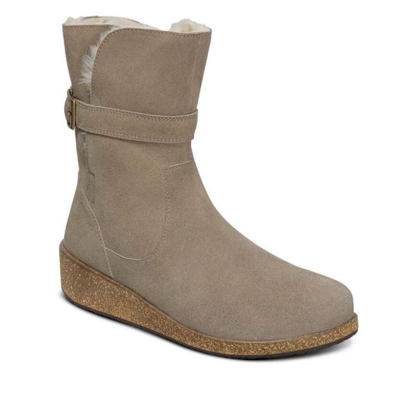 Orthofeet Claire - Women's Comfort Boots Taupe - photo 7