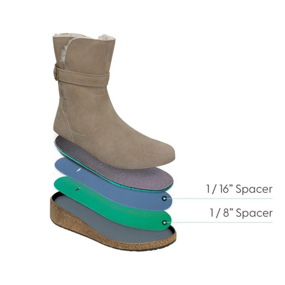 Orthofeet Claire - Women's Comfort Boots Taupe - photo 11