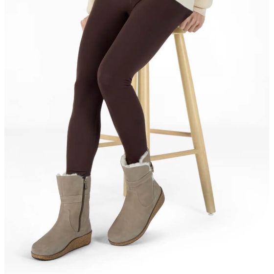 Orthofeet Claire - Women's Comfort Boots Taupe - photo 12